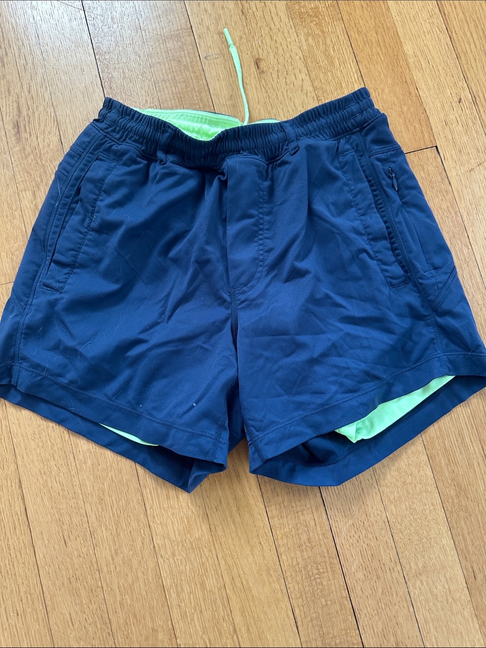 Birddogs Neon Lime Athletic Shorts